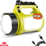 Linterna Led Recargable, Esencial Para Acampar, 1000 Menes, 5 Modos De Luz, Ba. Fixed Price $78.87.