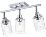 Wanluce 3-LIGHT Chrome Track Fixture Ceiling Lighting Heads Seeded. Fixed Price $137.92.