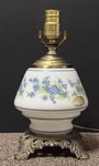 Brite Lite Lamps Hand Painted By The Artists Floral Table Desk. Fixed Price $49.99.