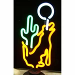 Neonetics 4COYOT Coyote Moon Cactus Sculpture. Fixed Price $84.99.