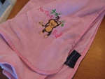 Baby Brown Blanket 28X38" Sweet Monkey. Fixed Price $22.49.