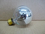 Pack 40 Watt 120 Volt G25 Silver Crown Chrome Light Bulbs Westinghouse #03156. Fixed Price $17.99.