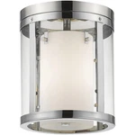 Z-lite 426F-CH Willow 3 Light 9 Inch Chrome Flush Mount Ceiling. Fixed Price $108.00.
