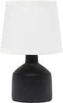 Simple Designs LT2080-BLK Mini Bocksbeutal Concrete Table Lamp, Black Cute. Fixed Price $24.99.