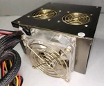 *great Look Vintage* 500W Devanni Tech KY-600ATX Psu 4 Fans, Brass Case & Plug. Fixed Price $89.00.
