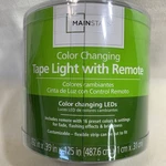 Led Color Changing Tape Light Remote Cool White Mainstays Intertek Decor 16FT. Fixed Price $20.00.