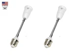 Pack 8" Flexible Light Bulb Lamp Socket Adapter Extender 360 Adjustable E27. Fixed Price $9.99.