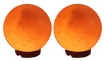 Indusclassic Himalayan Globe Salt Lamp Ionizer Air Purifier Pack Of 2. Fixed Price $49.95.