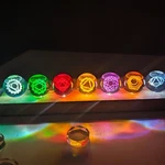 Color Changing Led Crystal Balls, 7PCS Resin Night Light Set, Desk Decor Gift. Fixed Price $26.86.